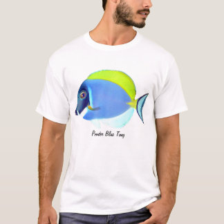 T-shirt de Tang do azul de pó