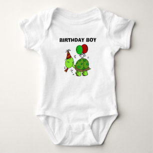 T-shirt de tartaruga de aniversário personalizada