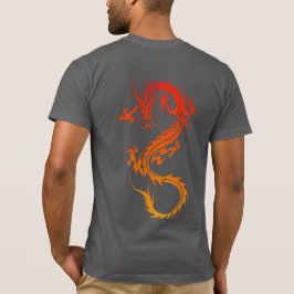 T-Shirt de Tatuagem de na moda Dragon