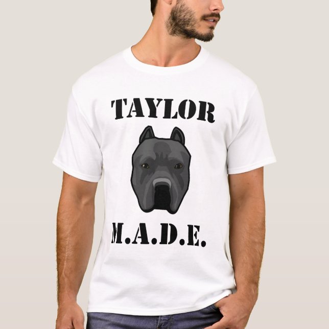 T-shirt de Taylor M.A.D.E. Pitbull (Frente)