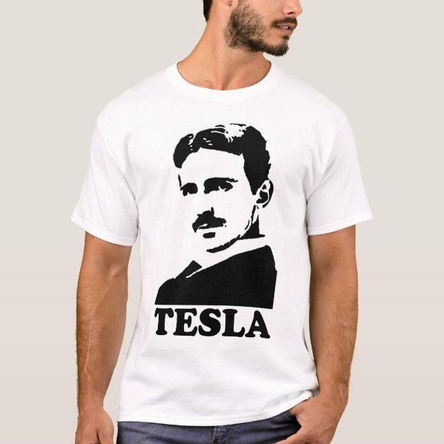 T-shirt de Tesla (Frente)