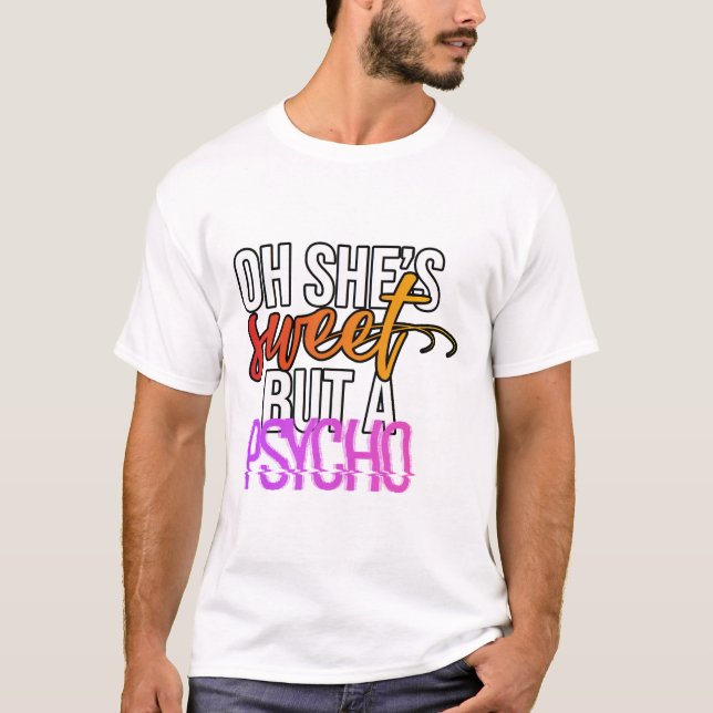 t-shirt de texto na moda (Frente)