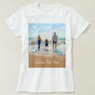 T-Shirt de Texto Personalizado - Design - Verão