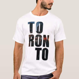 T-shirt de texto Toronto
