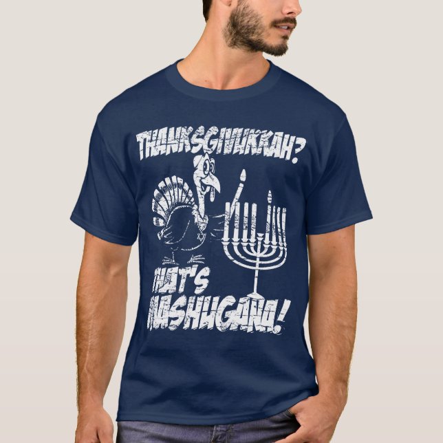 T-shirt de Thanksgivukkah Mashugana (Frente)