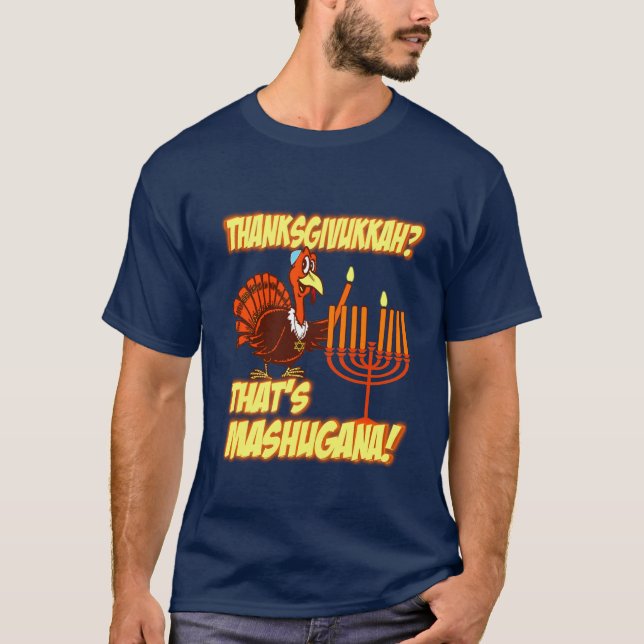 T-shirt de Thanksgivukkah Mashugana (Frente)