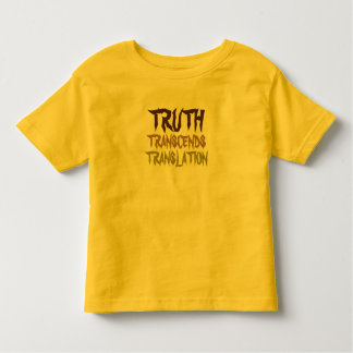 T-SHIRT DE TODLER AMARELO