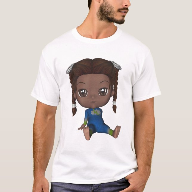 T-shirt de Toon Chibi do bebê (Frente)