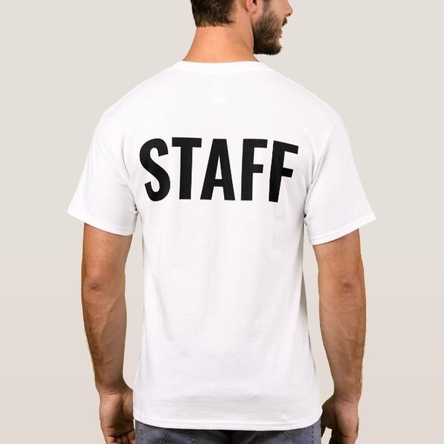 T-Shirt de Trabalho da Empresa Personalizada do fu (Verso)