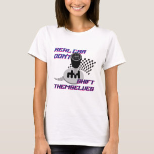 T-Shirt de Transmissão Manual Camisas De Automóve
