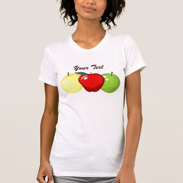 T-shirt de três maçãs (Frente)