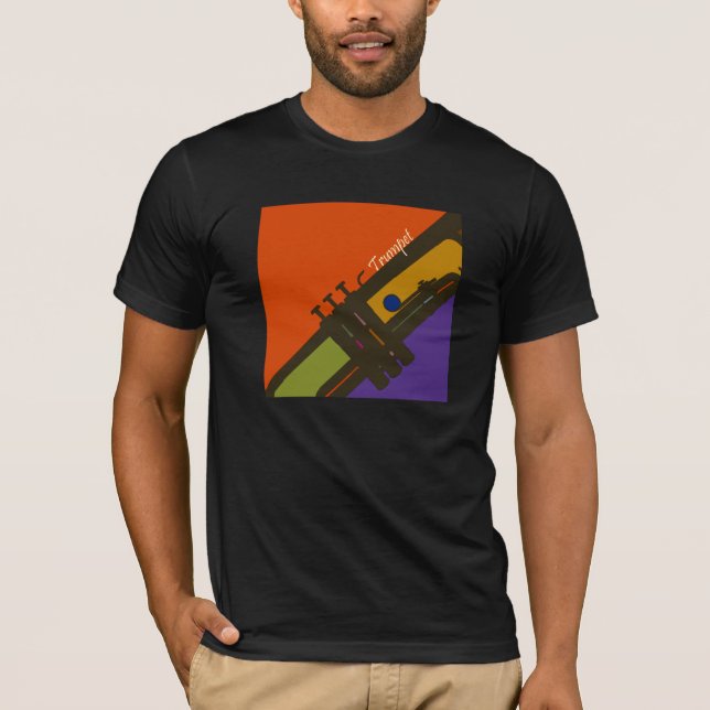 T-shirt de trompete (Frente)