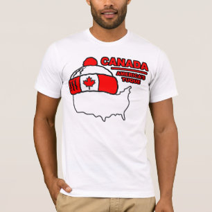 T-shirt de Tuque de Canadá - de América