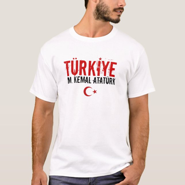 T-shirt de Turkiye Bayan (Frente)