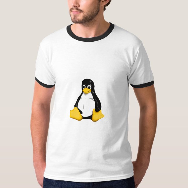 T-shirt de Tux Linux (Frente)