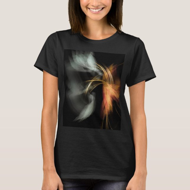 T-Shirt de um abstrato de ICM original para o Dia  (Frente)