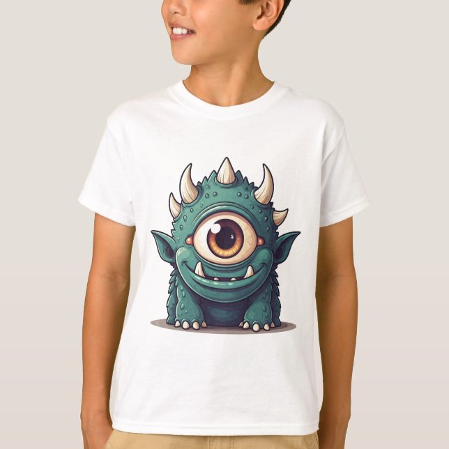 T-shirt de um monstro ocular (Frente)