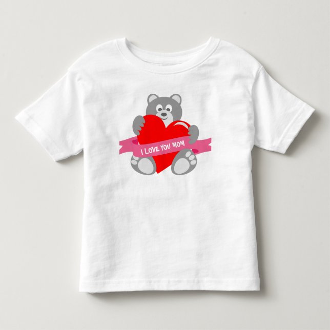 T-Shirt de urso bonito (Frente)