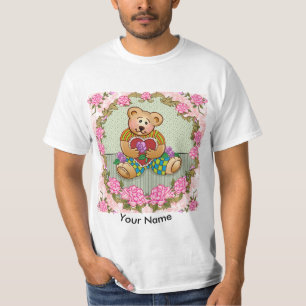 T-Shirt de Urso Cardíaco Pequeno
