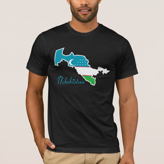 T-shirt de Uzbekistan (Frente)