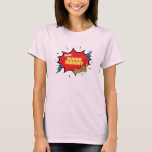 T-shirt de vaca da Super Mamãe Bang