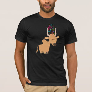 T-Shirt de Vaca Feliz Brahman