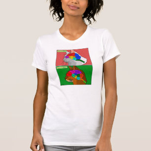 T-shirt De "varredura gato" - o cérebro Abyssinian