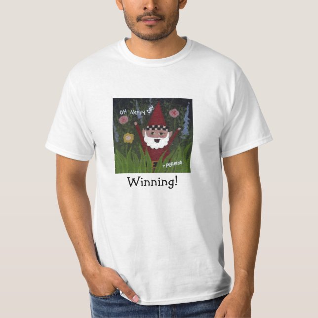 T-shirt de vencimento do gnomo (Frente)