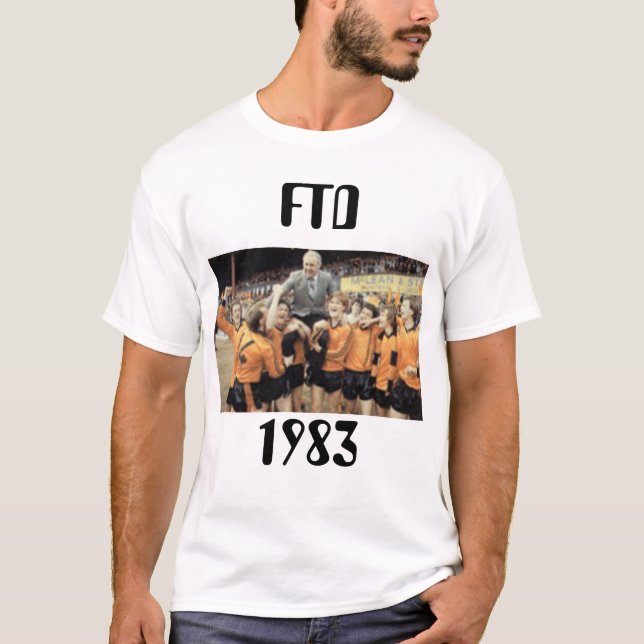 T-shirt de vencimento do título de FTD 1983 (Frente)