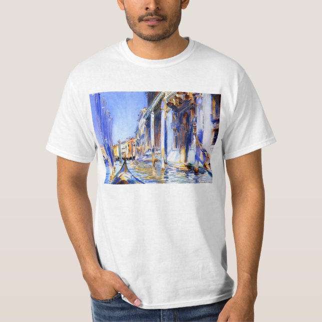 T-shirt de Veneza do dell'Angelo de John Singer (Frente)