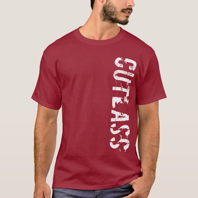 T-shirt de Vert do cutelo (Frente)