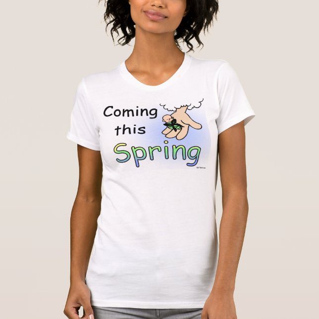 T-shirt de vinda da esta Primavera (Frente)