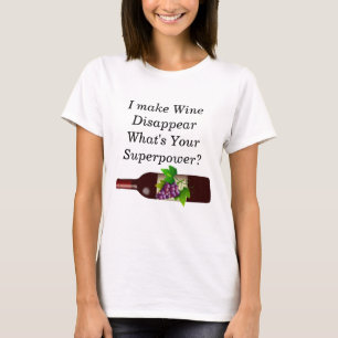 T-Shirt de Vinho Divertido