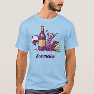 T-Shirt de Vinho Vermelho