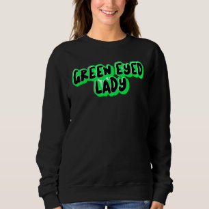 T-SHIRT DE VINTAGEM DE LADY VERDE
