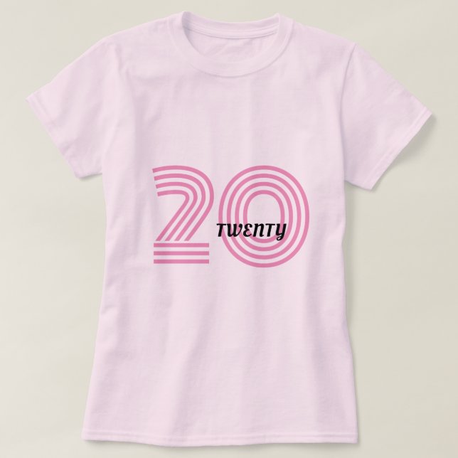 T-Shirt de Vinte Anos (Frente do Design)