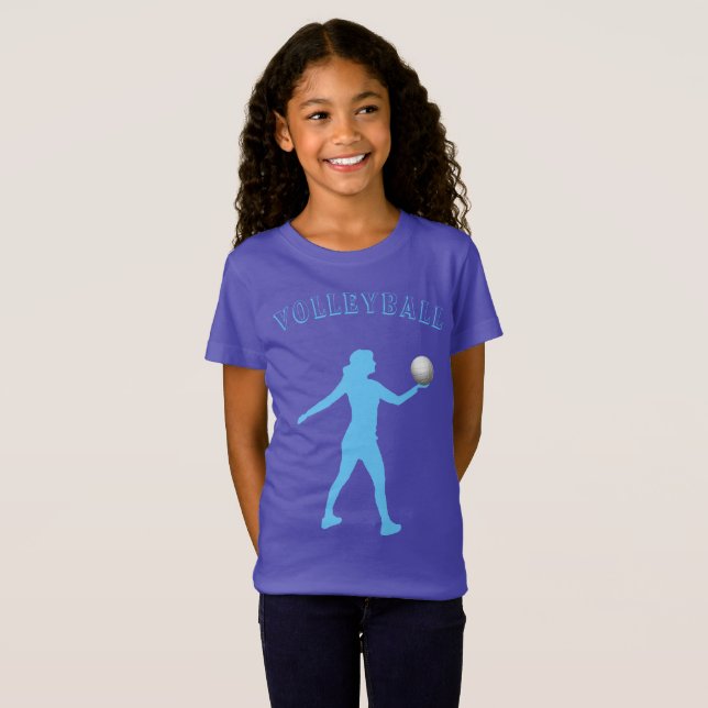 T-Shirt De Voleibol Com Nome (Frente Completa)