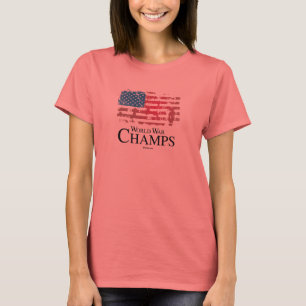T-SHIRT DE VOLTA AOS CAMPEÕES TRASEIROS DA GUERRA MUNDIAL