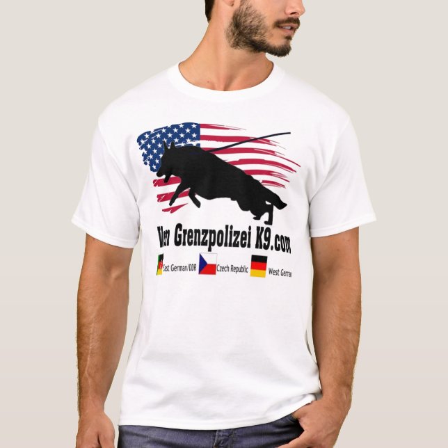 t-shirt de VomGrenzpolizeiK9.com (Frente)
