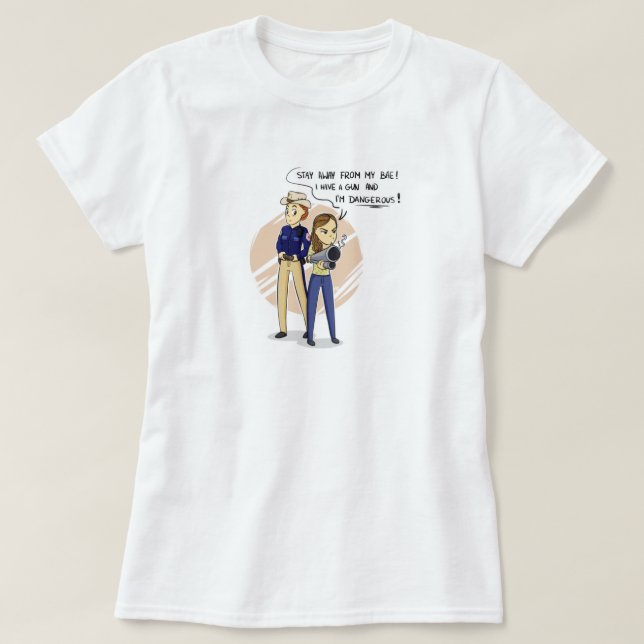 T-shirt de Wayhaught (Frente do Design)