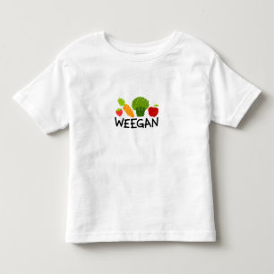 T-shirt de Weegan da criança - luz