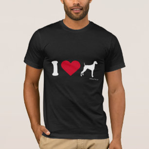 T-SHIRT DE WEIMARANER - AMOR WEIMARANERS DE I