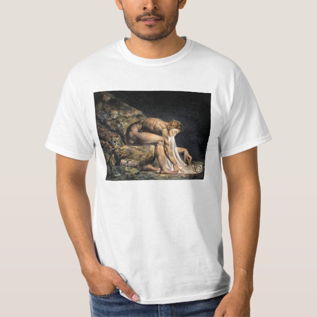 T-shirt de William Blake Isaac Newton (Frente)