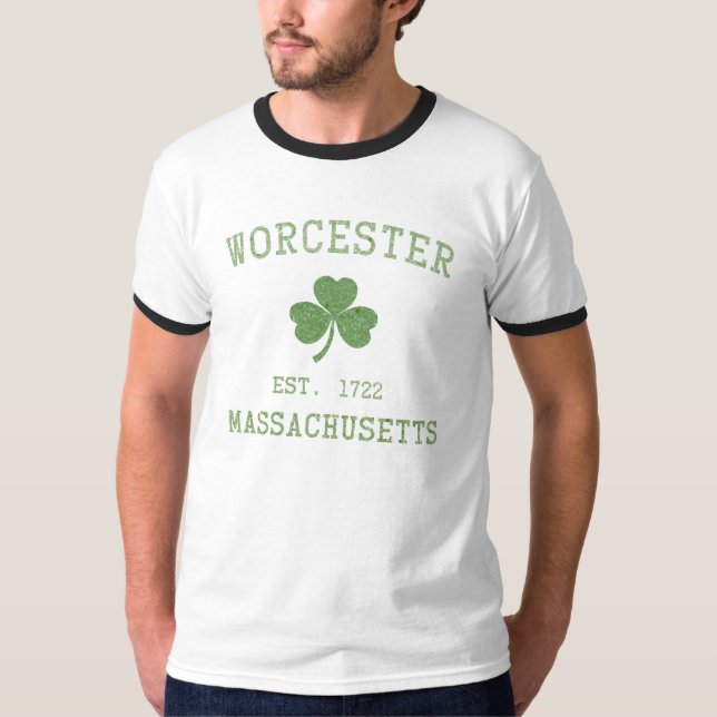 T-shirt de Worcester Massachusetts (Frente)