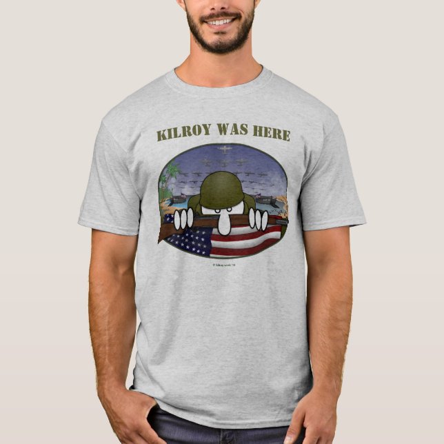 T-shirt de WW2 Kilroy (Frente)