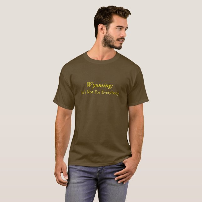 T-shirt de Wyoming (Frente Completa)