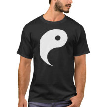 T-shirt de Yang, olhares grandes com Yin