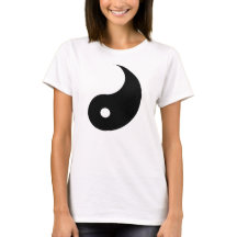 T-shirt de Yin, olhares grandes com Yang