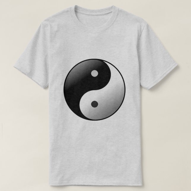 T-shirt de Yin Yang (Frente do Design)