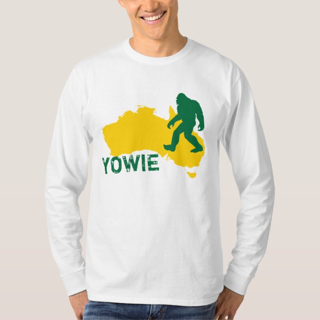 T-shirt de Yowie (Bigfoot) (Frente)